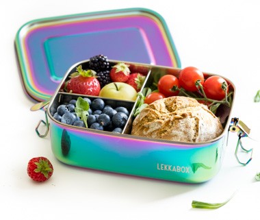 Rex London Lunch-Box mit herausnehmbarem Fach Brotzeitbox Pausenbrot Schule 