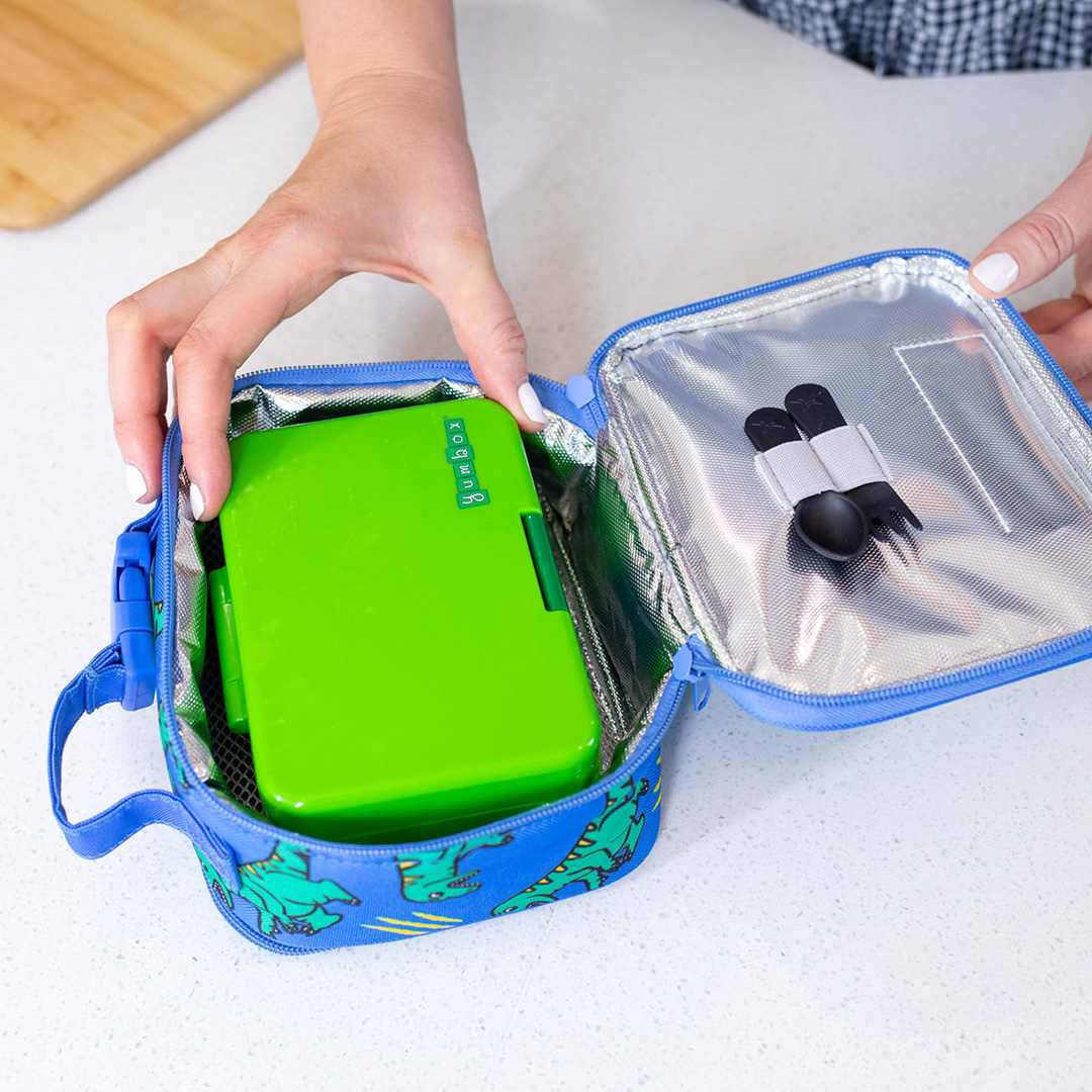 Mini-Kühltasche mit Brotdose und Kühlakku Brottasche Picknicktasche  Lunchtasche