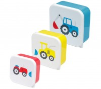 Lunchbox & Snackdosen Set, Traktor - Puckator